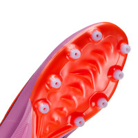 Nike Zoom Mercurial Vapor 16 Pro Kunstgras Voetbalschoenen (AG) Roze Felrood Lichtblauw
