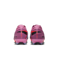 Nike Zoom Mercurial Vapor 16 Pro Gras Voetbalschoenen (FG) Roze Felrood Lichtblauw