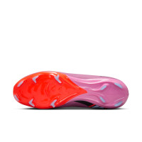 Nike Zoom Mercurial Vapor 16 Pro Gras Voetbalschoenen (FG) Roze Felrood Lichtblauw