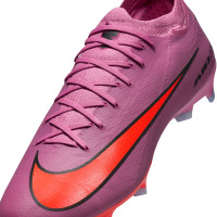 Nike Zoom Mercurial Vapor 16 Pro Gras Voetbalschoenen (FG) Roze Felrood Lichtblauw