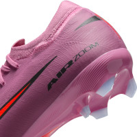 Nike Zoom Mercurial Vapor 16 Pro Gras Voetbalschoenen (FG) Roze Felrood Lichtblauw
