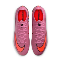 Nike Zoom Mercurial Vapor 16 Elite Kunstgras Voetbalschoenen (AG) Roze Felrood Lichtblauw