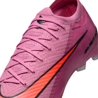 Nike Zoom Mercurial Vapor 16 Elite Kunstgras Voetbalschoenen (AG) Roze Felrood Lichtblauw