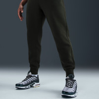 Pantalon de survêtement en polaire Nike Sportswear Club vert foncé blanc