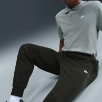 Pantalon de survêtement en polaire Nike Sportswear Club vert foncé blanc