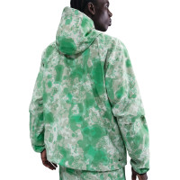 Survêtement polaire Nike Sportswear Tech entièrement zippé tissé en noir argenté