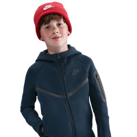 Nike Sportswear Tech Fleece Gilet Enfants Bleu Foncé Noir