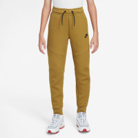 Survêtement polaire Nike Sportswear Tech à fermeture éclair intégrale pour enfants, jaune foncé et noir