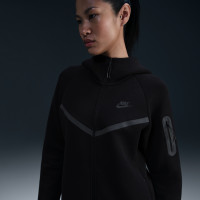 Survêtement Nike Sportswear Tech Fleece à fermeture éclair intégrale pour femmes, noir
