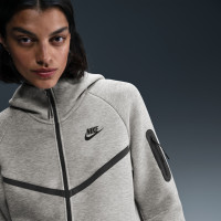 Gilet polaire Nike Sportswear Tech pour femmes gris foncé noir