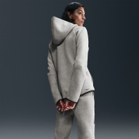Gilet polaire Nike Sportswear Tech pour femmes gris foncé noir