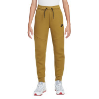 Survêtement polaire Nike Sportswear Tech à fermeture éclair intégrale pour enfants, jaune foncé et noir