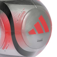adidas Messi Club Ballon de Foot Taille 5 Argenté Noir Rouge