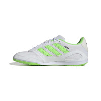 adidas Super Sala III Zaalvoetbalschoenen (IN) Wit Lichtgroen Zwart