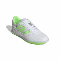 adidas Super Sala III Zaalvoetbalschoenen (IN) Wit Lichtgroen Zwart