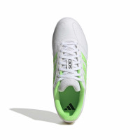 adidas Super Sala III Zaalvoetbalschoenen (IN) Wit Lichtgroen Zwart