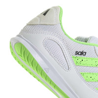 adidas Super Sala III Chaussures de Foot en Salle (IN) Enfants Blanc Vert Clair Noir