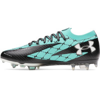 Under Armour Shadow x Mansory Elite 3 Gazon Naturel Chaussures de Foot (FG) Turquoise Noir