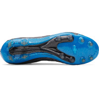 Under Armour Magnetico Elite 5 Gras Voetbalschoenen (FG) Zwart Blauw