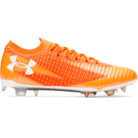 Under Armour Shadow Elite 3 Gazon Naturel Chaussures de Foot (FG) Orange Blanc