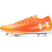 Under Armour Shadow Elite 3 Gazon Naturel Chaussures de Foot (FG) Orange Blanc
