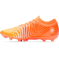 Under Armour Magnetico Pro 5 Gazon Naturel Chaussures de Foot (FG) Orange Blanc