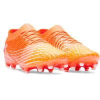 Under Armour Magnetico Pro 5 Gazon Naturel Chaussures de Foot (FG) Orange Blanc
