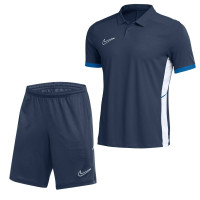 Ensemble d'entraînement Nike Academy 25 Polo pour Enfants, bleu foncé