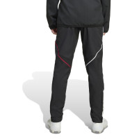 adidas Ajax Présentation Pantalon d'Entraînement 2025-2026 Enfants Noir Blanc Rouge