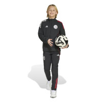 adidas Ajax Présentation Pantalon d'Entraînement 2025-2026 Enfants Noir Blanc Rouge