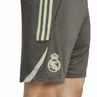 adidas Real Madrid Short d'Entraînement 2025-2026 Gris Vert Clair