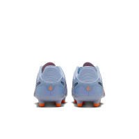 Nike Tiempo Legend 10 Academy Gras / Kunstgras Voetbalschoenen (MG) Kids Lichtblauw Felrood Zwart