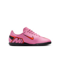 Nike Mercurial Vapor 16 Club Zaalvoetbalschoenen (IN) Kids Roze Felrood Lichtblauw