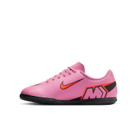Nike Mercurial Vapor 16 Club Zaalvoetbalschoenen (IN) Kids Roze Felrood Lichtblauw