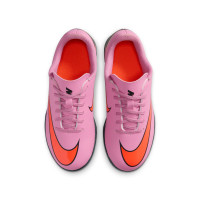 Nike Mercurial Vapor 16 Club Zaalvoetbalschoenen (IN) Kids Roze Felrood Lichtblauw