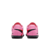 Nike Mercurial Vapor 16 Club Zaalvoetbalschoenen (IN) Kids Roze Felrood Lichtblauw