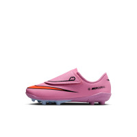 Nike Mercurial Vapor 16 Club Gazon Naturel Gazon Artificiel Chaussures de Foot (MG) Tout-Petits Rose Rouge Vif Bleu Clair