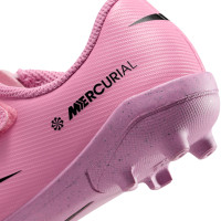 Nike Mercurial Vapor 16 Club Gazon Naturel Gazon Artificiel Chaussures de Foot (MG) Tout-Petits Rose Rouge Vif Bleu Clair
