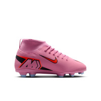 Nike Mercurial Superfly 10 Club Gazon Naturel Gazon Artificiel Chaussures de Foot (MG) Enfants Rose Rouge Vif Bleu Clair