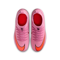 Nike Mercurial Superfly 10 Club Gazon Naturel Gazon Artificiel Chaussures de Foot (MG) Enfants Rose Rouge Vif Bleu Clair