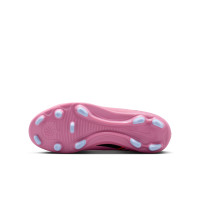 Nike Mercurial Superfly 10 Club Gazon Naturel Gazon Artificiel Chaussures de Foot (MG) Enfants Rose Rouge Vif Bleu Clair