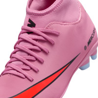 Nike Mercurial Superfly 10 Club Gazon Naturel Gazon Artificiel Chaussures de Foot (MG) Enfants Rose Rouge Vif Bleu Clair