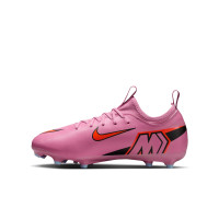 Nike Zoom Mercurial Vapor 16 Academy Gazon Naturel Artificiel Chaussures de Foot (MG) Enfants Rose Rouge Vif Bleu Clair