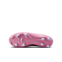 Nike Zoom Mercurial Vapor 16 Academy Gazon Naturel Artificiel Chaussures de Foot (MG) Enfants Rose Rouge Vif Bleu Clair