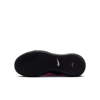 Nike Zoom Mercurial Vapor 16 Academy Zaalvoetbalschoenen (IN) Kids Roze Felrood Lichtblauw