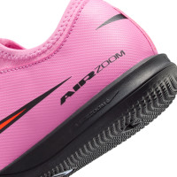 Nike Zoom Mercurial Vapor 16 Academy Zaalvoetbalschoenen (IN) Kids Roze Felrood Lichtblauw