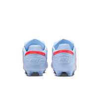 Nike Premier III Gazon Naturel Chaussures de Foot (FG) Bleu Clair Rouge Vif