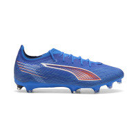 PUMA Ultra 6 Pro Gras / Kunstgras Voetbalschoenen (MG) Blauw Wit Felrood