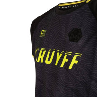 Cruyff Icon Ensemble d'été Enfants Gris Foncé Noir Jaune
