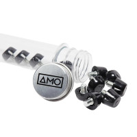 Amo TPU Crampons 7x9MM 12 Pièces Noir